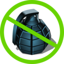 download No Grenades clipart image with 90 hue color