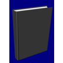 download Book clipart image with 180 hue color