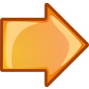 Arrow Orange Right