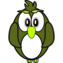 download Owl clipart image with 45 hue color