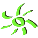 download Sun clipart image with 45 hue color