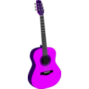 download Guitar 1 clipart image with 270 hue color