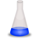 download Conical Flask clipart image with 180 hue color