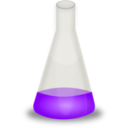 download Conical Flask clipart image with 225 hue color