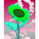 download Sunflower clipart image with 90 hue color