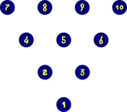 Bowling Pin Layout