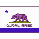 download Flag Of California Thick Border clipart image with 270 hue color