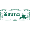 download Sauna Sign clipart image with 315 hue color