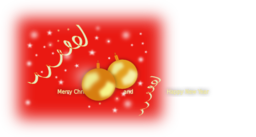 Merry Christmas And Happy New Year Card