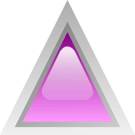 Led Triangular Purple