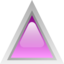 Led Triangular Purple