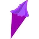 download Wild Berry Ice Cream Cone clipart image with 270 hue color