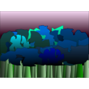 download Forest Two clipart image with 90 hue color