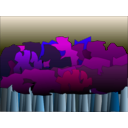 download Forest Two clipart image with 180 hue color
