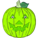 download Pumpkin Face clipart image with 45 hue color
