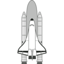 download Nasa Space Shuttle clipart image with 135 hue color