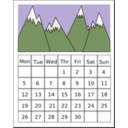 download Calendar clipart image with 45 hue color