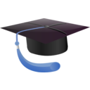 download Student Hat clipart image with 90 hue color