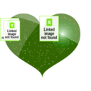 download Red Heart clipart image with 90 hue color