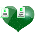 download Red Heart clipart image with 135 hue color