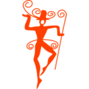 download Vane Dancer clipart image with 135 hue color