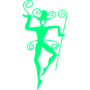 download Vane Dancer clipart image with 270 hue color