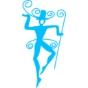 download Vane Dancer clipart image with 315 hue color