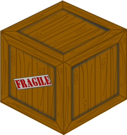 Perspective Wooden Crate