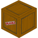 Perspective Wooden Crate