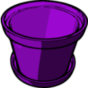 download Flowerpot clipart image with 270 hue color