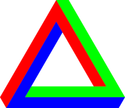 Penrose Triangle Rgb