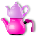 download Shiny Teapot clipart image with 270 hue color