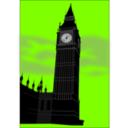 download Big Ben clipart image with 90 hue color