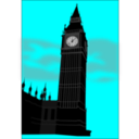 download Big Ben clipart image with 180 hue color