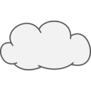 download Cumulus Cloud clipart image with 315 hue color