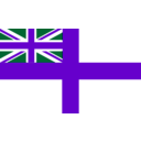 download Historic Flag Of The English Royal Navy clipart image with 270 hue color