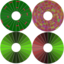 Abstract Disc Circle Hdd Defragmented Fragmented With Bad Sectors