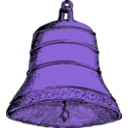 download Old Bell clipart image with 225 hue color