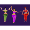 download Belly Dancers clipart image with 0 hue color