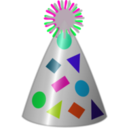 download Party Hat clipart image with 135 hue color