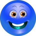 download Yellow Happy Smiley Emoticon clipart image with 180 hue color