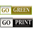 download Go Green Bars clipart image with 315 hue color