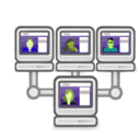 download Social Network clipart image with 45 hue color