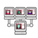 download Social Network clipart image with 135 hue color