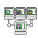 download Social Network clipart image with 270 hue color