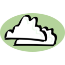 download Clouds clipart image with 270 hue color