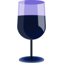 download A Glass Of Wine clipart image with 225 hue color