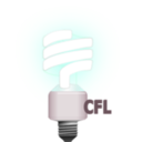 download Compact Fluorescent Lamp clipart image with 315 hue color