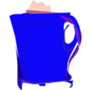 download A Teapot clipart image with 180 hue color
