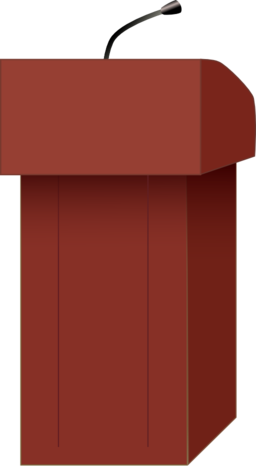 Speakers Podium